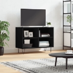 Mobile Porta TV Nero 69,5x30x50 cm in Legno Multistrato