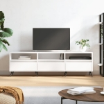 Mobile Porta TV Bianco 150x30x44,5 cm in Legno Multistrato