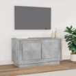 Mobile Porta TV Grigio Cemento 80x35x45 cm in Legno Multistrato