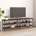 Mobile Porta TV Rovere Marrone 160x30x50 cm Legno Multistrato