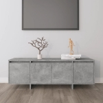Mobile TV Grigio Cemento 120x30x40,5 cm in Truciolato