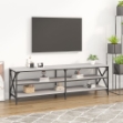 Mobile Porta TV Grigio Sonoma 160x40x50 cm in Legno Multistrato