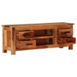 Mobile Porta TV 110x30x40 cm in Legno Massello di Sheesham