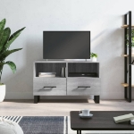 Mobile Porta TV Grigio Sonoma 80x36x50 cm in Legno Multistrato