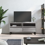 Mobile Porta TV Grigio Sonoma 100x34,5x44,5cm Legno Multistrato