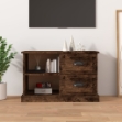Mobile Porta TV Rovere Fumo 73x35,5x47,5 cm Legno Multistrato