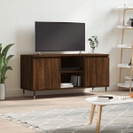 Mobile TV Rovere Marrone 104x35x50 cm in Legno Multistrato