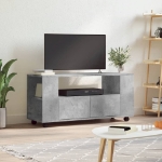 Mobile Porta TV Grigio Cemento 102x34,5x43cm Legno Multistrato