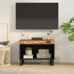 Mobile Porta TV 60x33x43,5 in Legno Massello di Recupero