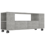 Mobile per TV Grigio Cemento 120x35x48 cm Legno Multistrato