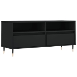 Mobile Porta TV Nero 100x34,5x44,5 cm in Legno Multistrato