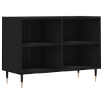 Mobile Porta TV Nero 69,5x30x50 cm in Legno Multistrato
