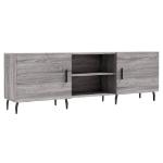 Mobile Porta TV Grigio Sonoma 150x30x50 cm in Legno Multistrato