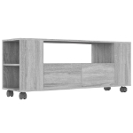 Mobile TV Grigio Sonoma 120x35x48 cm in Legno Multistrato