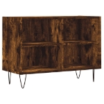 Mobile Porta TV Rovere Fumo 69,5x30x50 cm in Legno Multistrato