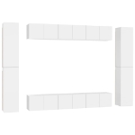 Set Mobile TV 10 pz Bianco in Truciolato