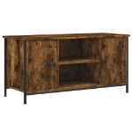 Mobile TV Rovere Fumo 100x40x50 cm in Legno Multistrato