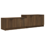 Mobile TV Rovere Marrone 158,5x36x45 cm in Legno Multistrato