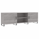 Mobile Porta TV Grigio Sonoma 150x30x50 cm in Legno Multistrato