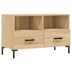 Mobile per TV Rovere Sonoma 80x36x50 cm Legno Multistrato