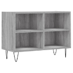 Mobile Porta TV Grigio Sonoma 69,5x30x50cm in Legno Multistrato