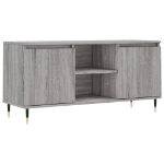 Mobile Porta TV Grigio Sonoma 104x35x50 cm in Legno Multistrato