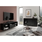 FMD Mobile Porta TV 153,5x31,7x52 cm Nero