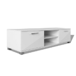 Mobile TV Bianco Laccato Lucido 120x40,3x34,7 cm