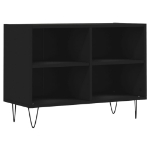Mobile Porta TV Nero 69,5x30x50 cm in Legno Multistrato
