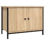 Mobile TV con Ante Rovere Sonoma 60x35x45 cm Legno Multistrato
