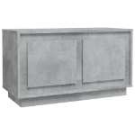 Mobile Porta TV Grigio Cemento 80x35x45 cm in Legno Multistrato