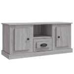 Mobile TV Grigio Sonoma 100x35,5x45 cm in Legno Multistrato