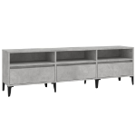 Mobile TV Grigio Cemento 150x30x44,5 cm Legno Multistrato