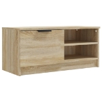 Mobile Porta TV Rovere Sonoma 80x35x36,5cm in Legno Multistrato