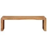 Mobile Porta TV 110x33x33 cm in Legno Massello di Acacia