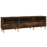 Mobile Porta TV Rovere Fumo 150x30x44,5 cm in Legno Multistrato