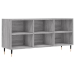 Mobile TV Grigio Sonoma 103,5x30x50 cm in Legno Multistrato