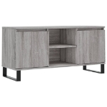 Mobile Porta TV Grigio Sonoma 104x35x50 cm in Legno Multistrato