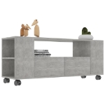 Mobile per TV Grigio Cemento 120x35x48 cm Legno Multistrato