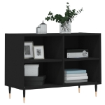 Mobile Porta TV Nero 69,5x30x50 cm in Legno Multistrato