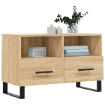 Mobile per TV Rovere Sonoma 80x36x50 cm Legno Multistrato