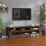 Mobile Porta TV Rovere Marrone 150x30x44,5 cm Legno Multistrato