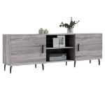 Mobile Porta TV Grigio Sonoma 150x30x50 cm in Legno Multistrato