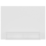 Mobile TV a Muro Bianco 120x23,5x90 cm in Truciolato