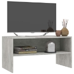 Mobile Porta TV Grigio Cemento 80x40x40 cm in Legno Multistrato