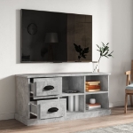 Mobile TV Grigio Cemento 102x35,5x47,5 cm in Legno Multistrato