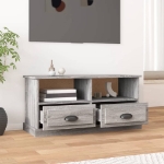 Mobile TV Grigio Sonoma 93x35,5x45 cm in Legno Multistrato