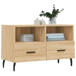 Mobile per TV Rovere Sonoma 80x36x50 cm Legno Multistrato