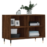 Mobile Porta TV Rovere Marrone 69,5x30x50 cm Legno Multistrato