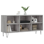 Mobile TV Grigio Sonoma 103,5x30x50 cm in Legno Multistrato